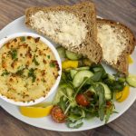 Smoked trout pie